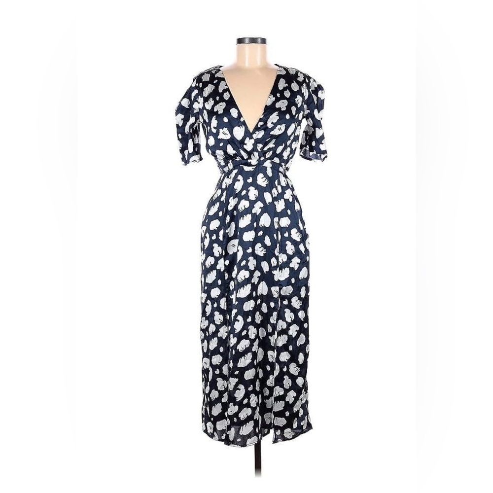 Silk navy and white US 10 French Connection dress
